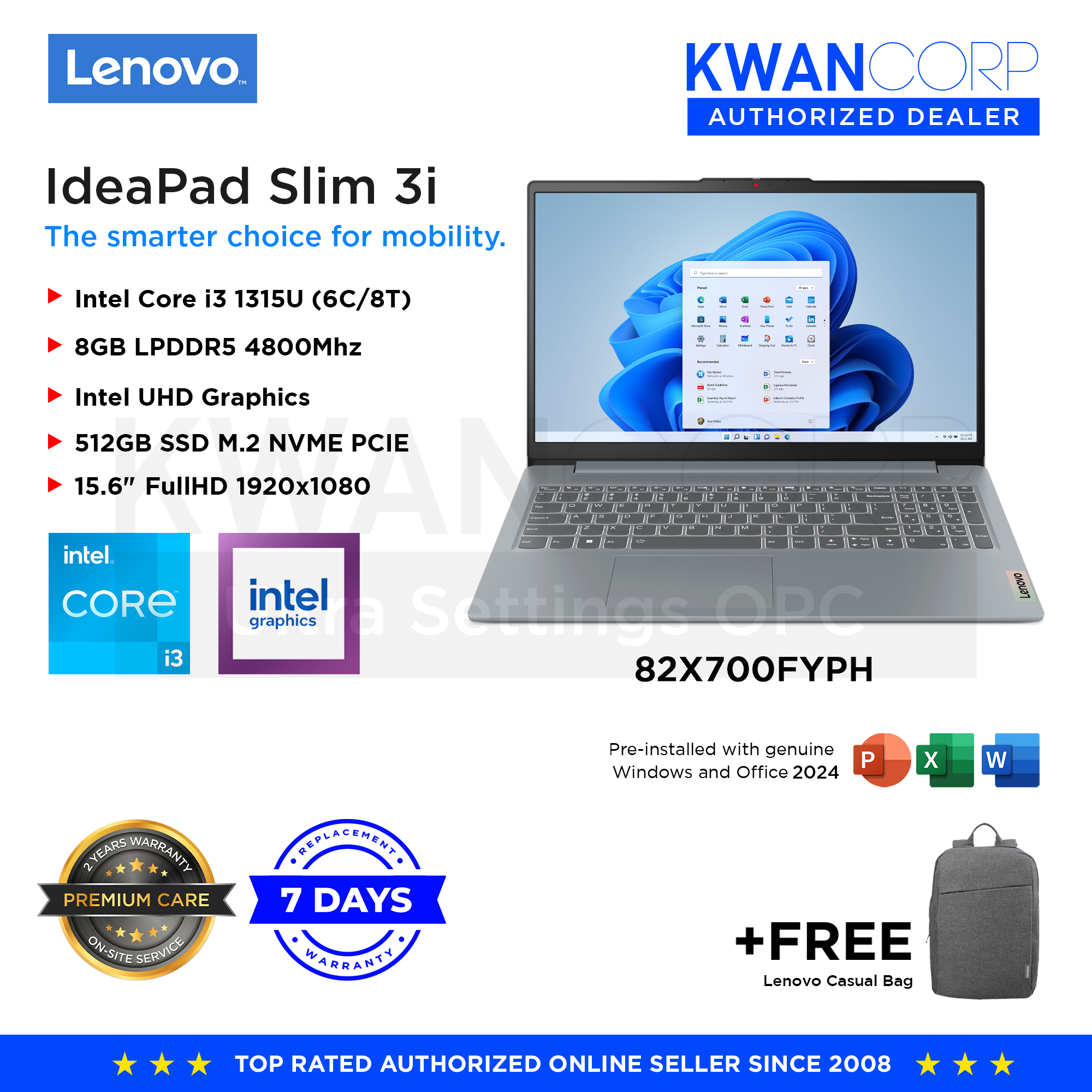 Lenovo IdeaPad Slim 3i 82X700FYPH