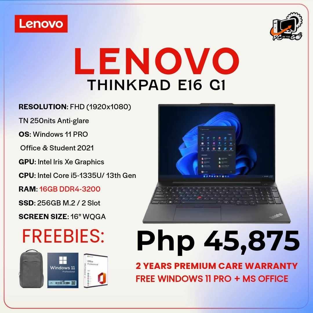 Lenovo ThinkPad E16 G1