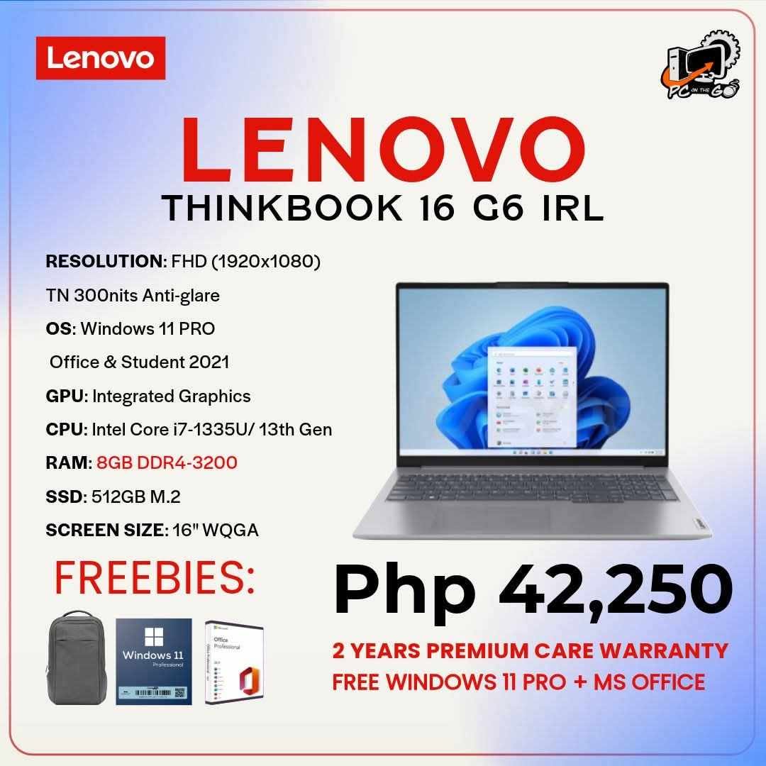 Lenovo ThinkBook 16 G6 IRL